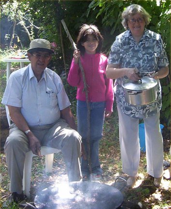 Con los abuelos