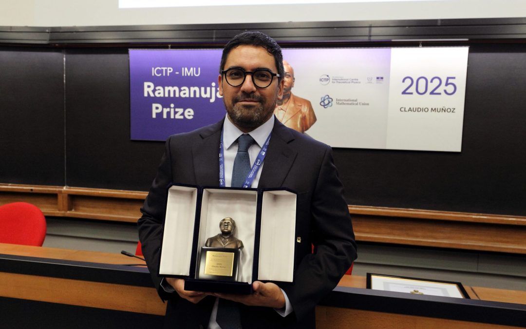 Desde Chile al mundo: Claudio Muñoz Cerón, investigador del CMM, recibe el Premio Ramanujan